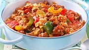 Paprika-Hack-Pfanne mit Reis Rezept - Foto: LECKER @ Bauer Media Group