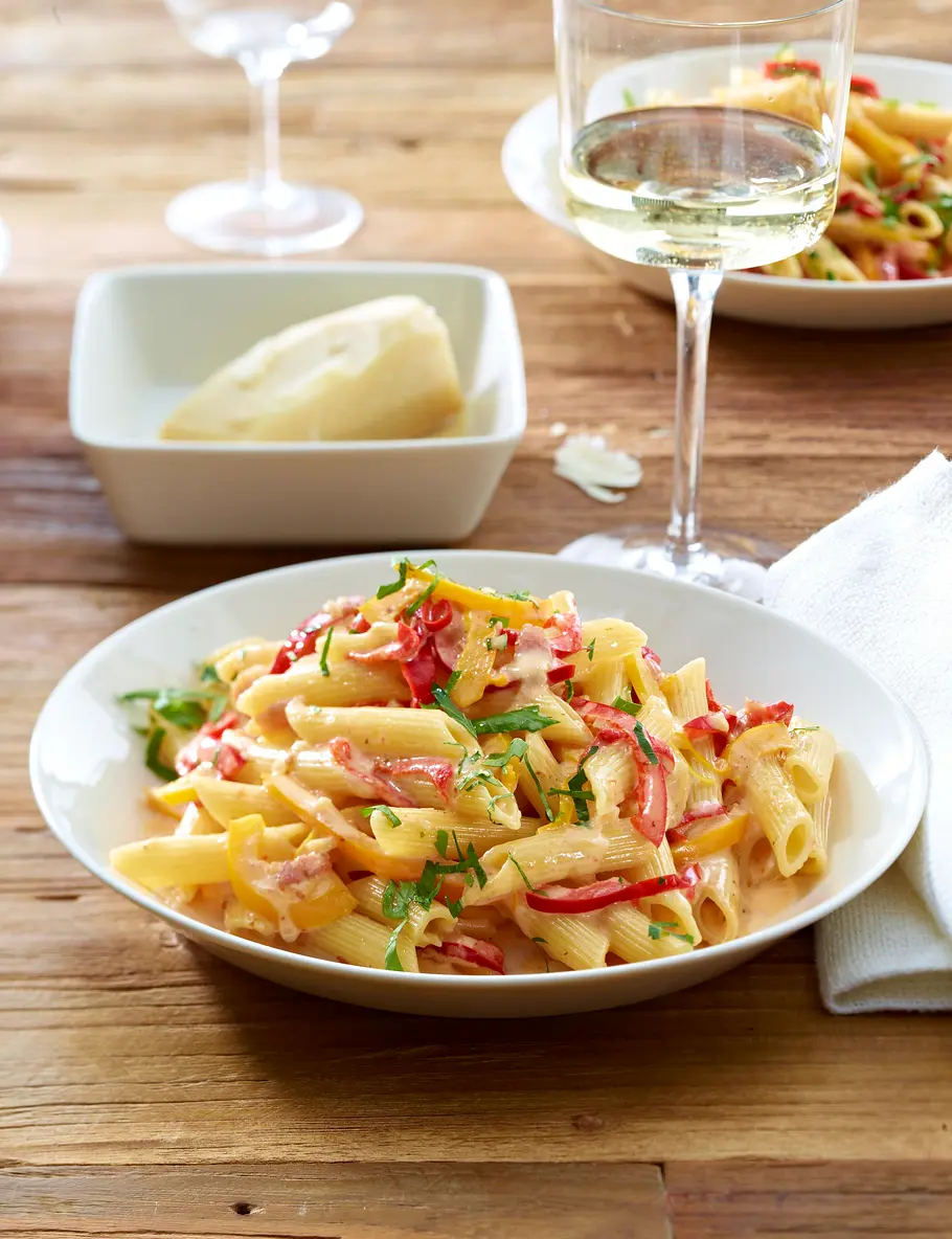 Paprika-Nudeln Rezept Paprika-Nudeln Rezept