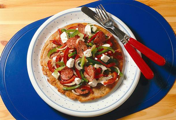 Paprika-Schafskäse-Salat Rezept Paprika-Schafskäse-Salat Rezept