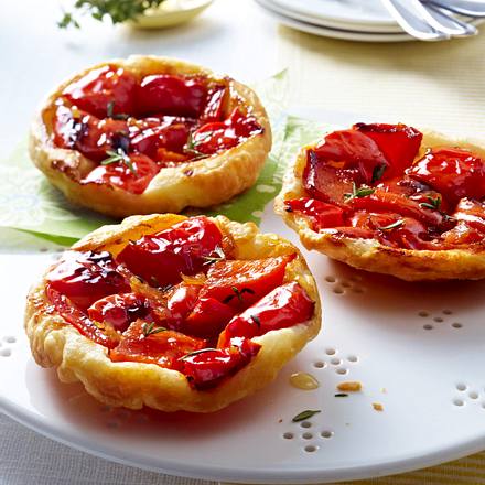 Paprika-Tarte-Tatin Rezept Paprika-Tarte-Tatin Rezept