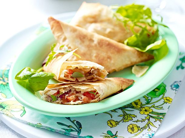 Paprika-Thunfisch-Samosas Rezept