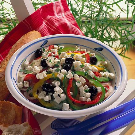 Paprika-Zwiebel-Salat Rezept Paprika-Zwiebel-Salat Rezept