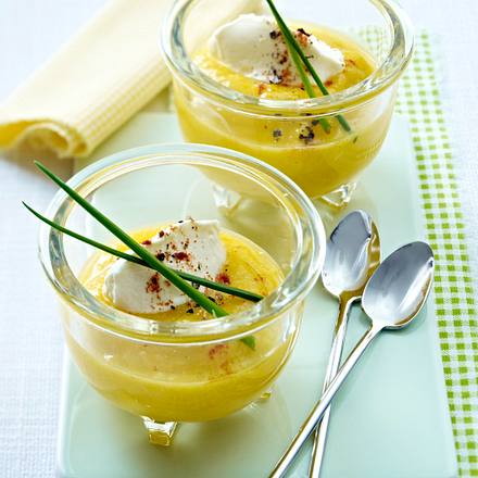 Paprikacreme mit Frischkäse und Schnittlauch Rezept Paprikacreme mit Frischkäse und Schnittlauch Rezept