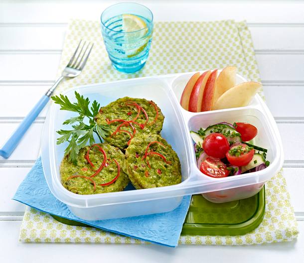 Parmesan Spinach Cakes Rezept Parmesan Spinach Cakes Rezept