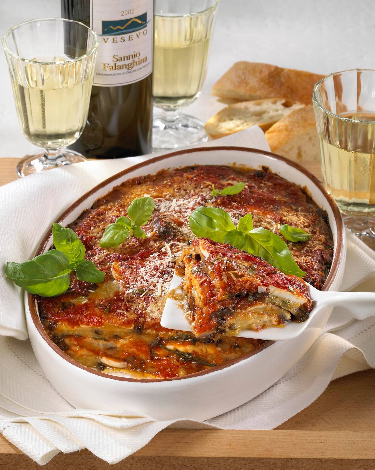 Parmigiana di Melanzane (Auberginenauflauf) Rezept