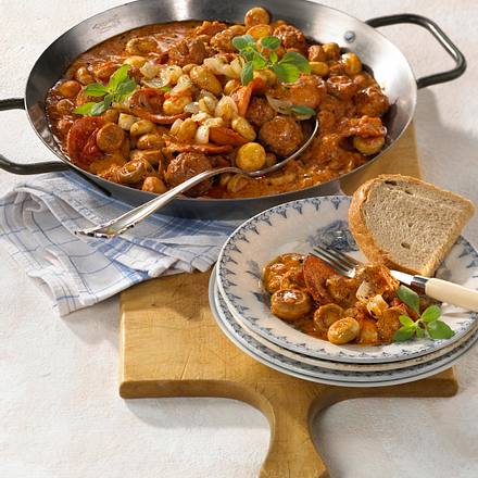 Party-Pfanne mit Pilzen Rezept