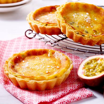 Passionsfrucht-Ingwer-Tartelettes Rezept Passionsfrucht-Ingwer-Tartelettes Rezept
