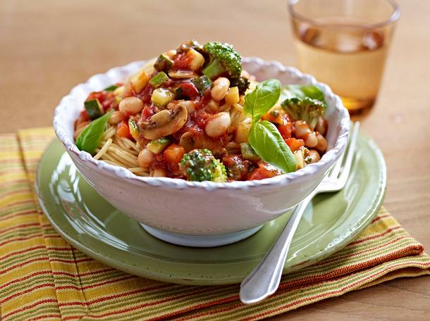 Pasta with Speedy Veggie Sauce Rezept Pasta with Speedy Veggie Sauce Rezept
