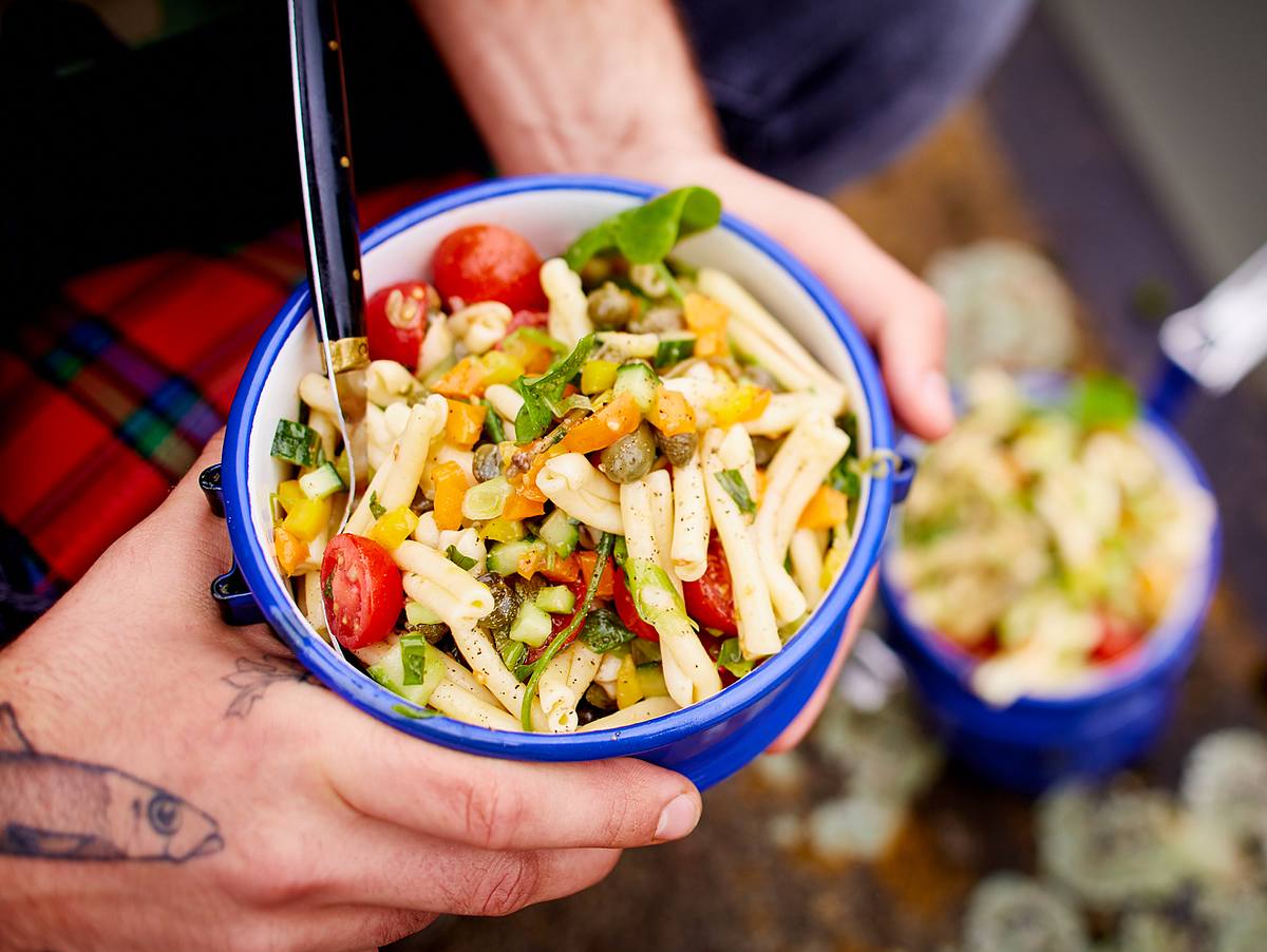 Pastasalat „Bissmelder“ Rezept