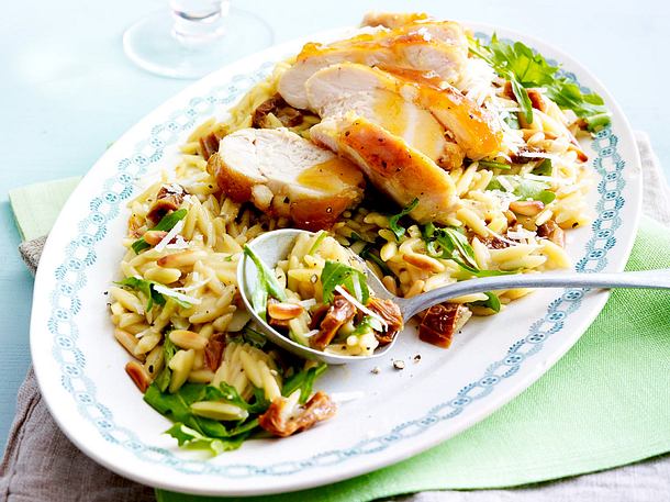 Pastasotto mit Hähnchenfilet Rezept