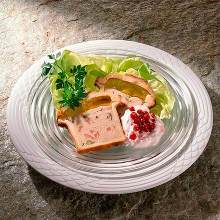 Pastete mit Beeren-Sahne Rezept Pastete mit Beeren-Sahne Rezept