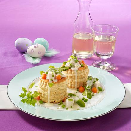 Pasteten mit Hühnerfrikassee Rezept Pasteten mit Hühnerfrikassee Rezept