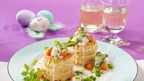 Pasteten mit Hühnerfrikassee Rezept - Foto: Först, Thomas