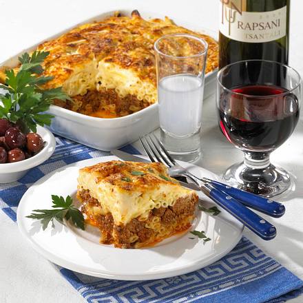 Pastitsio (Makkaroni-Hack-Auflauf) Rezept Pastitsio (Makkaroni-Hack-Auflauf) Rezept