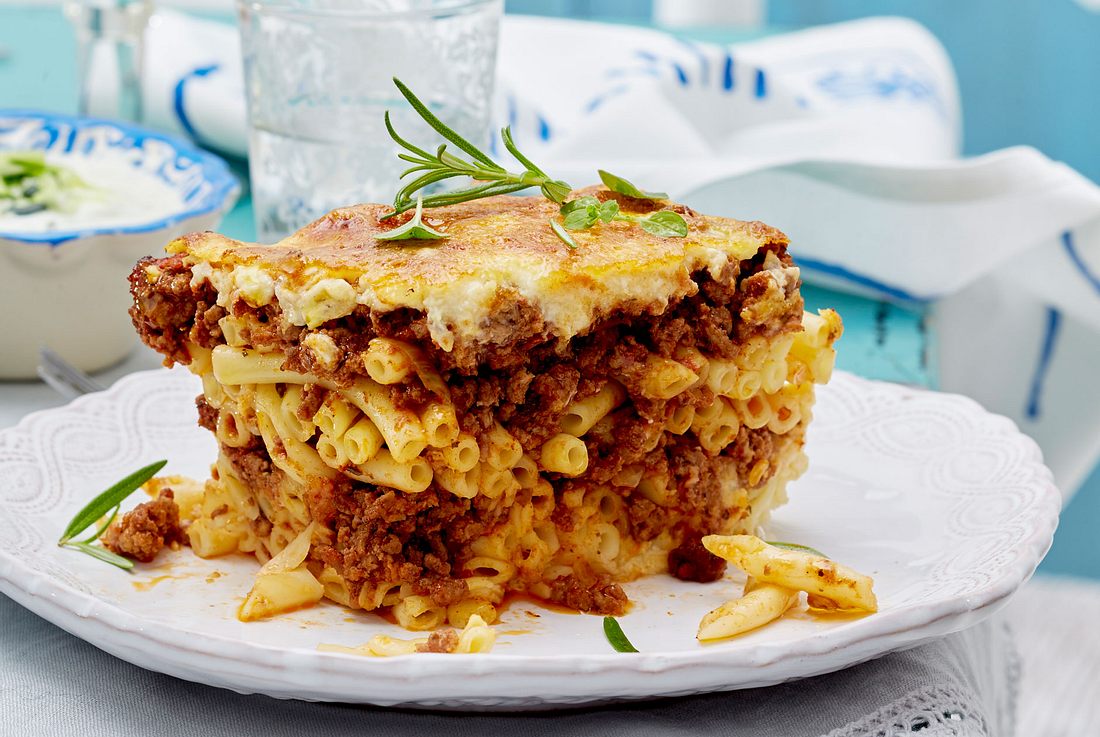 „Pastizio“ (Makkaroni-Hack-Auflauf) Rezept | LECKER