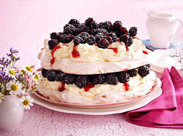 Pavlova-Torte Rezept Pavlova-Torte Rezept