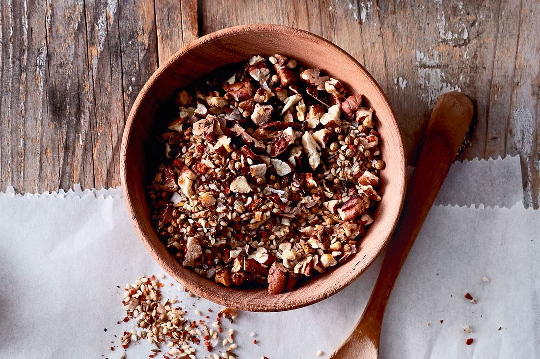Pekan-Dukkah Rezept Pekan-Dukkah Rezept