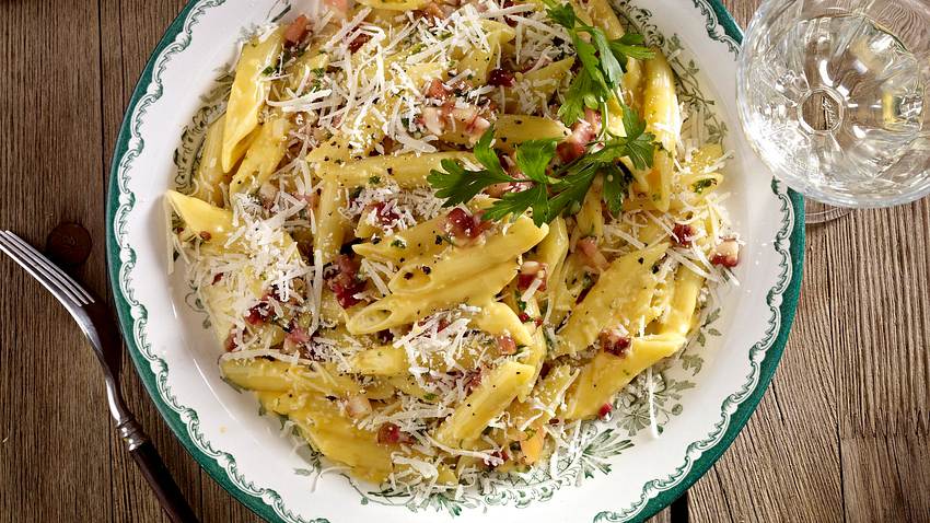 Penne alla carbonara Rezept - Foto: House of Food / Bauer Food Experts KG