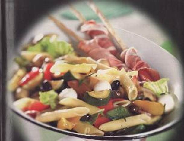 Penne-Antipasti-Salat Rezept Penne-Antipasti-Salat Rezept