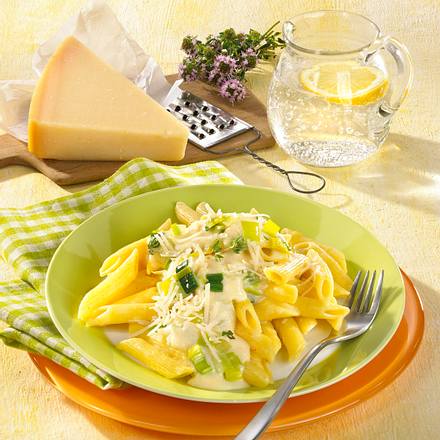 Penne in Käsesoße Rezept Penne in Käsesoße Rezept