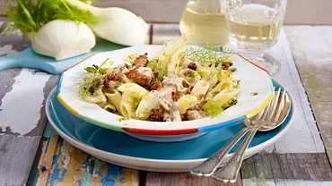 Penne mit Fenchel in Frischkäsecreme Rezept - Foto: LECKER @ Bauer Media Group