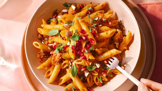 Penne Mit Hummus-Creme Rezept - Foto: LECKER @ Bauer Media Group
