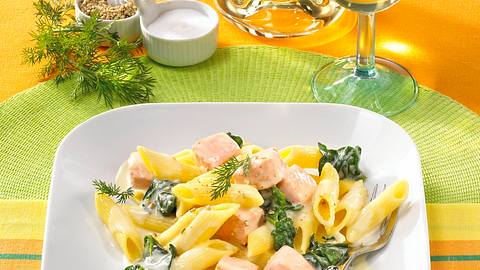 Penne mit Lachs in Wermutsoße Rezept - Foto: Först, Thomas