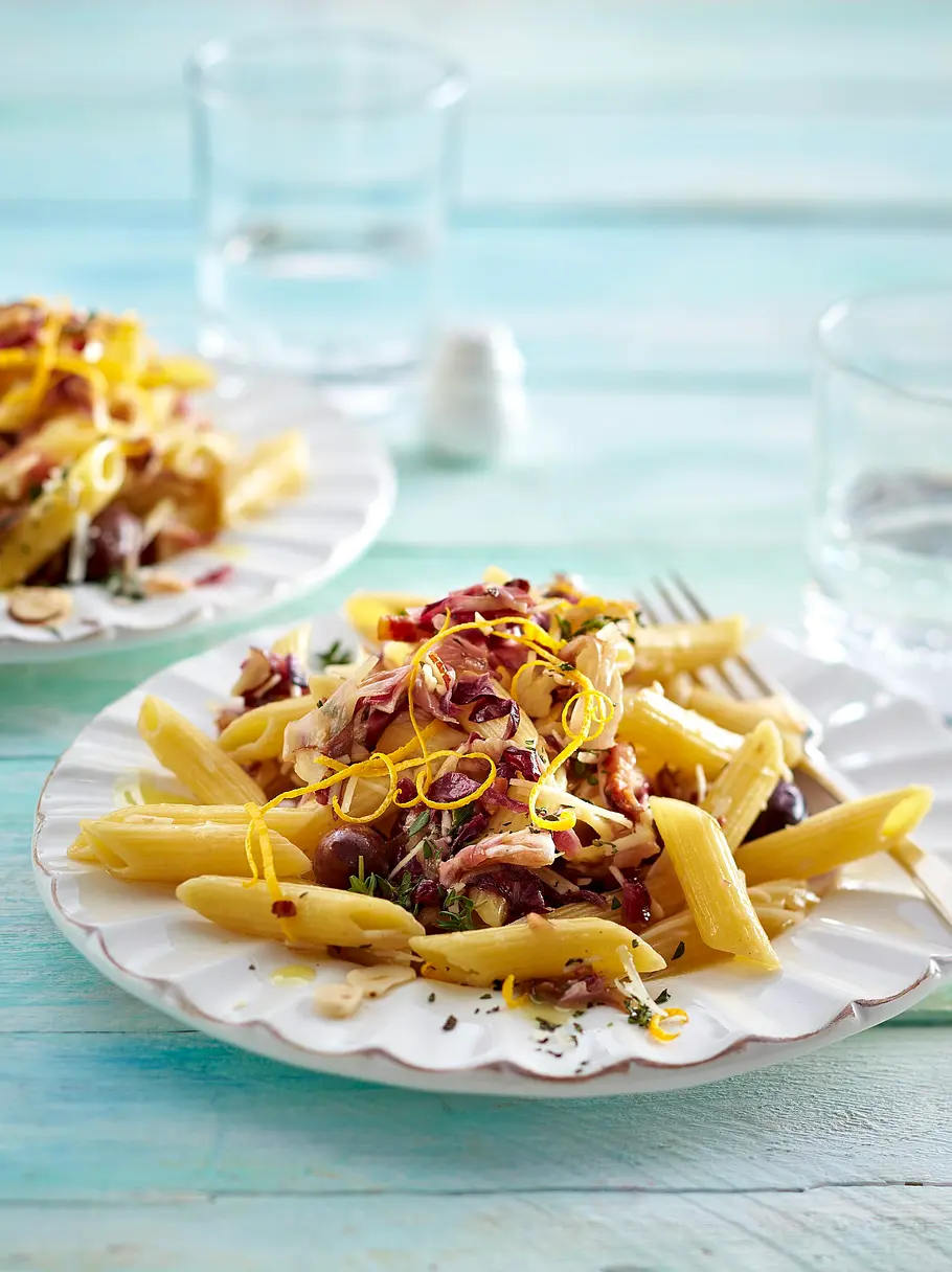 Penne mit Radicchio Rezept Penne mit Radicchio Rezept