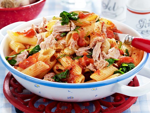 Penne Mit Thunfisch Sosse Rezept Lecker