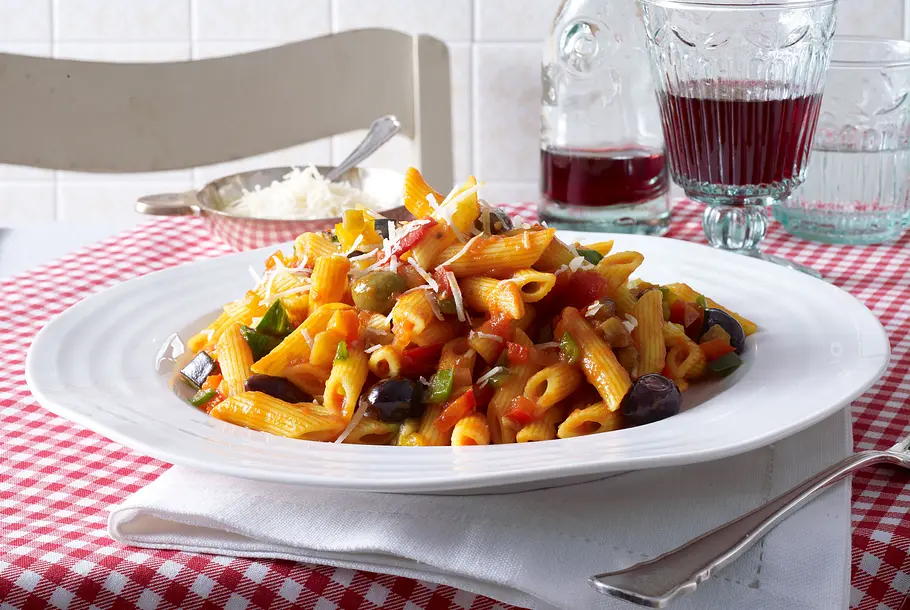 Penne „siciliana“ Rezept Penne „siciliana“ Rezept