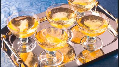 Pepino-Peach-Drink Rezept - Foto: LECKER @ Bauer Media Group