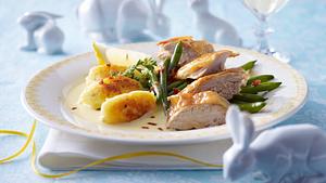 Perlhuhn mit Zitronengras-Hollandaise und Ricotta-Gnocchi Rezept - Foto: House of Food / Bauer Food Experts KG