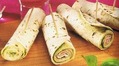 Pesto Wraps mit Schinken Rezept - Foto: House of Food / Bauer Food Experts KG