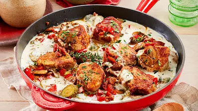 Pfannen-Filets in Schmandsoße Rezept - Foto: LECKER @ Bauer Media Group