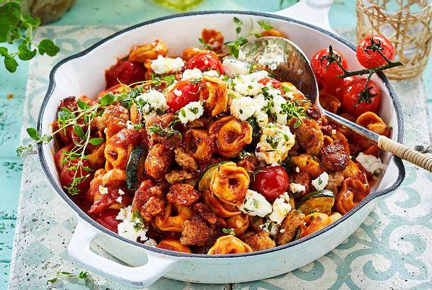 Pfannen-Tortellini nach Art der Landfrauen Rezept