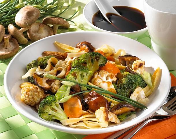 Pfannengerührtes Gemüse Rezept