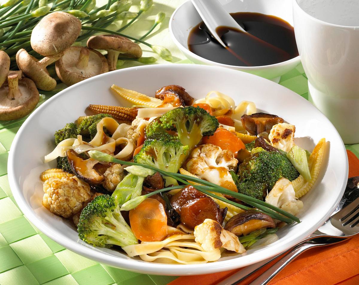 Pfannengerührtes Gemüse Rezept