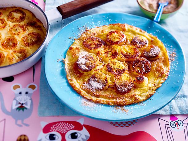 Pfannkuchen mit Bananen Rezept