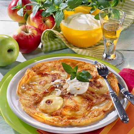 Pfannkuchen mit Calvados Rezept Pfannkuchen mit Calvados Rezept