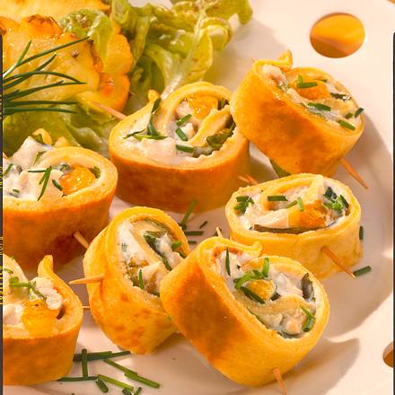 Pfannkuchenschnecken Rezept Pfannkuchenschnecken Rezept