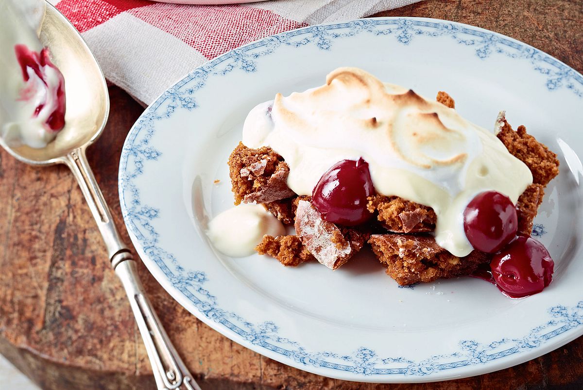 Pfefferkuchen-Tiramisu mit Punschkirschen Rezept