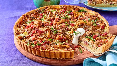 Pfifferling Schinken Tarte Rezept - Foto: House of Food / Bauer Food Experts KG