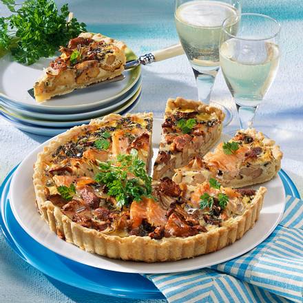 Pfifferlings-Quiche Rezept