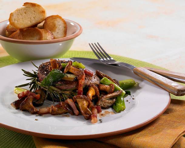 Pfifferlingsgemüse zu Rinderfilet Rezept Pfifferlingsgemüse zu Rinderfilet Rezept