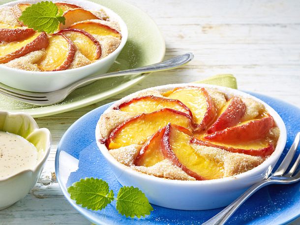 Pfirsich-Clafoutis Rezept Pfirsich-Clafoutis Rezept
