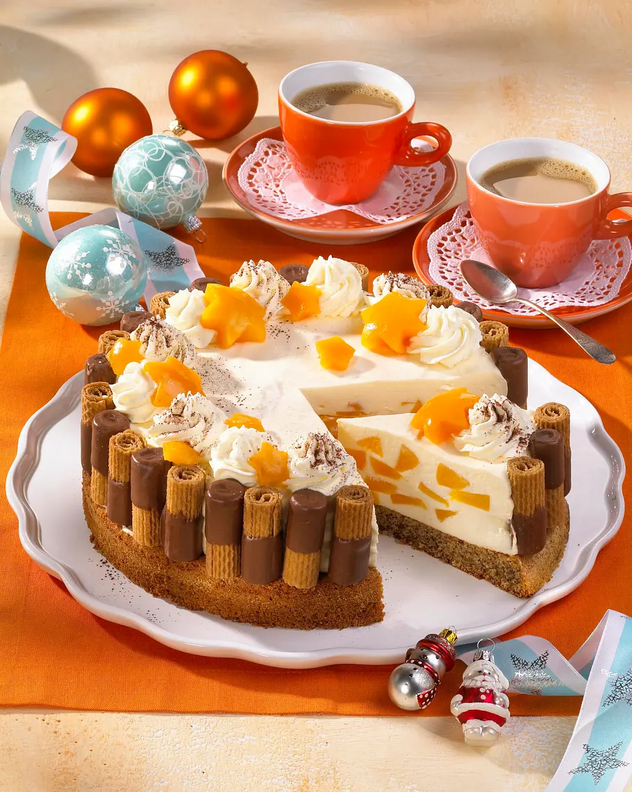 Pfirsich-Eierlikörtorte Rezept