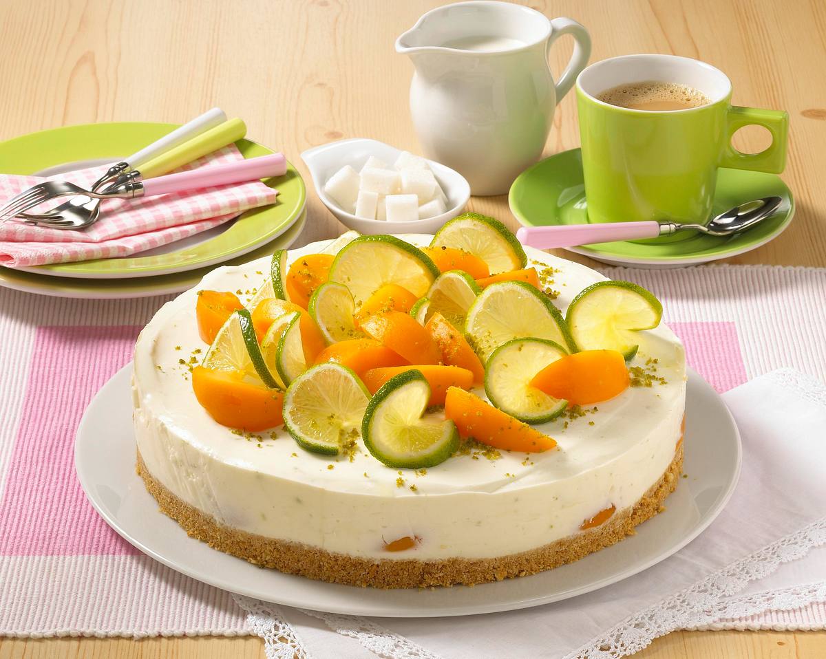 Pfirsich-Joghurtcreme-Torte Rezept