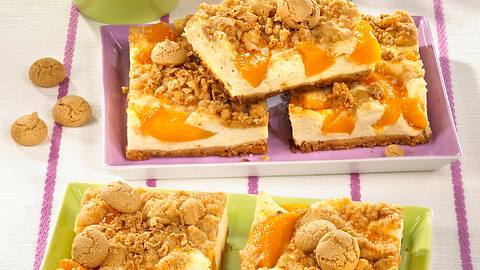 Pfirsich-Käsekuchen mit Amaretti-Streusel Rezept - Foto: Först, Thomas