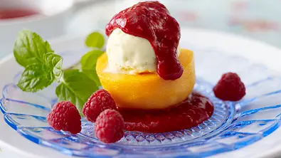 Pfirsich Melba Rezept - Foto: LECKER @ Bauer Media Group