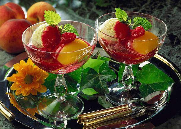 Pfirsich Melba Rezept